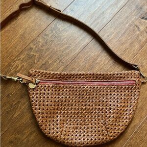 Clare V rattan grande fanny